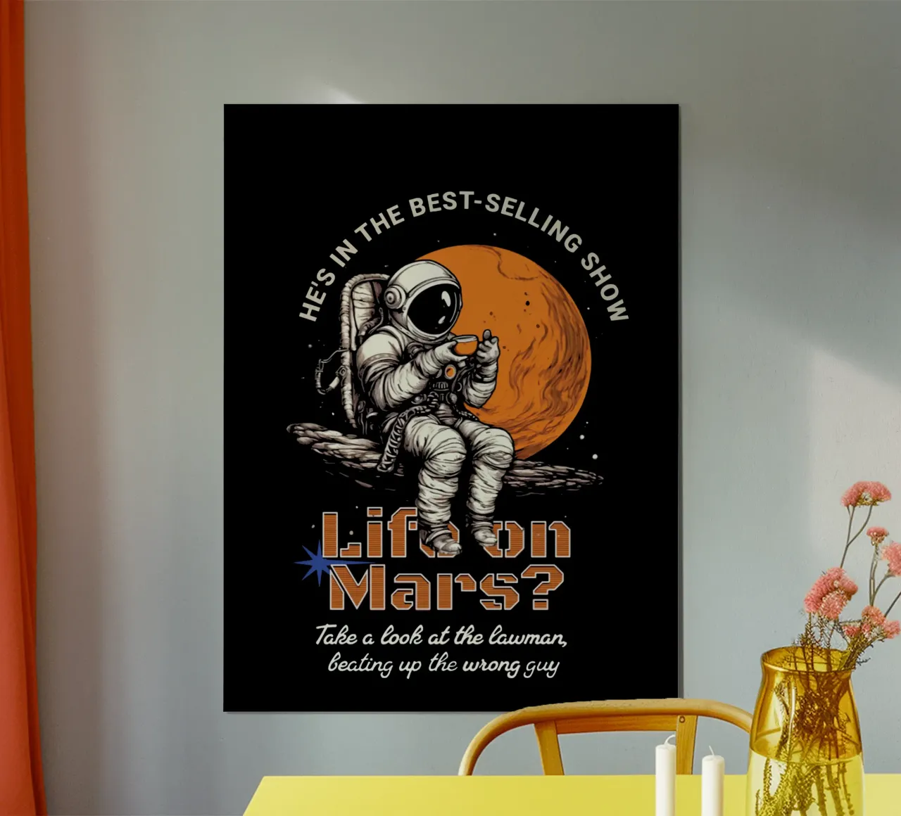 Leben auf dem Mars Poster von Gunawan Rb