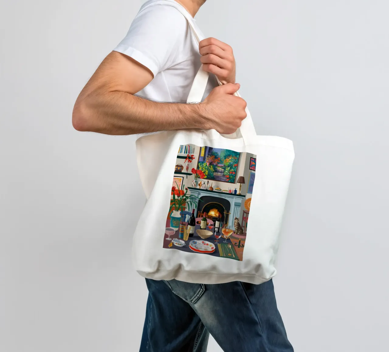 Cappello da notte Fireside borsa in juta da Pan Denim