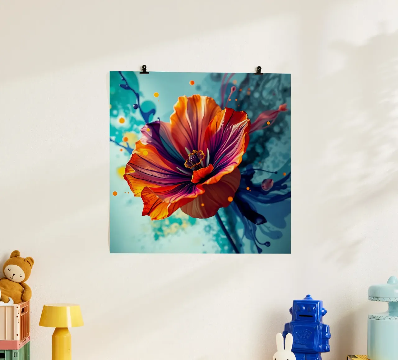 Blume_3 poster da Farb- und Blütenzauber by LK