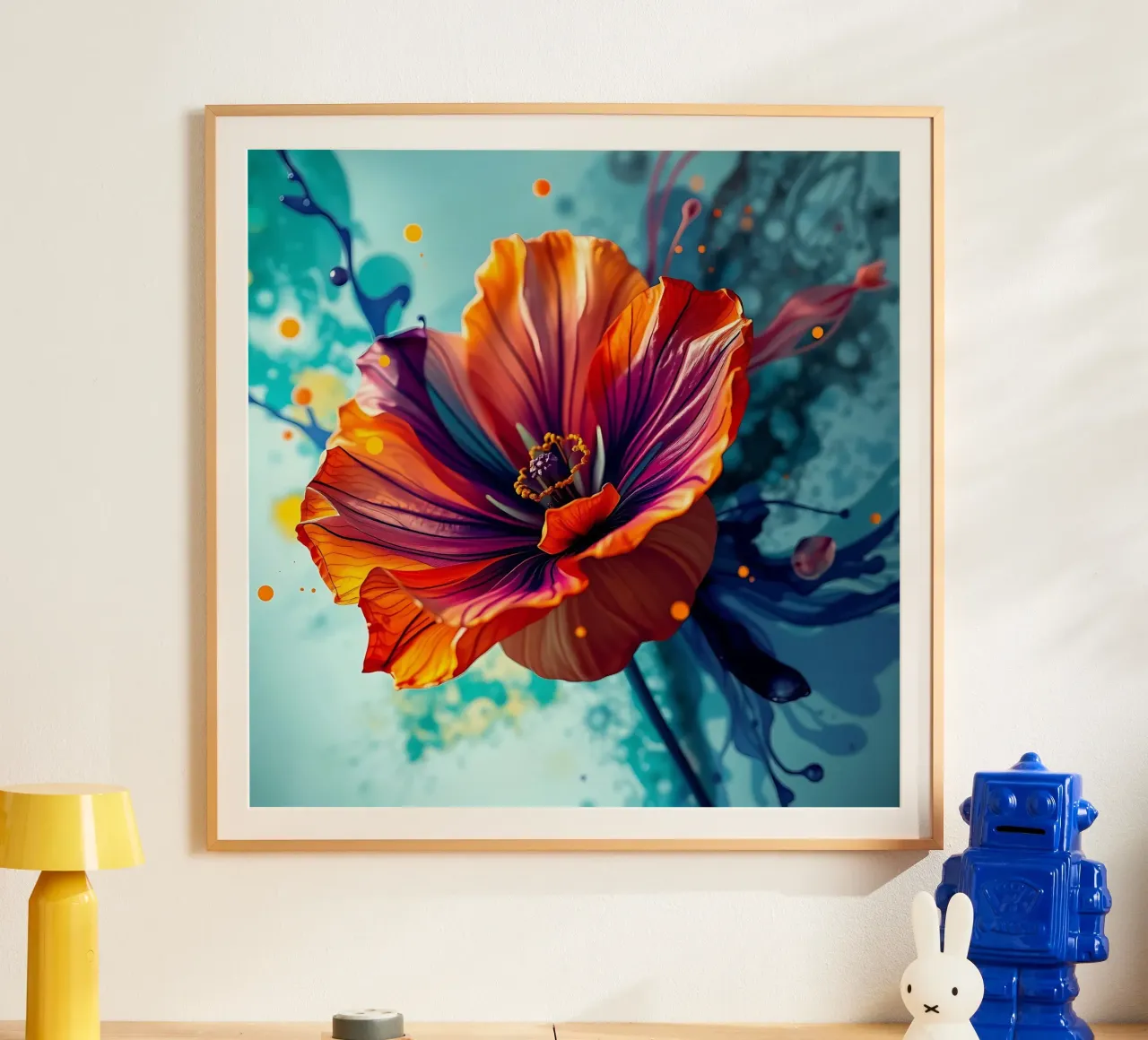 Blume_3 poster da Farb- und Blütenzauber by LK