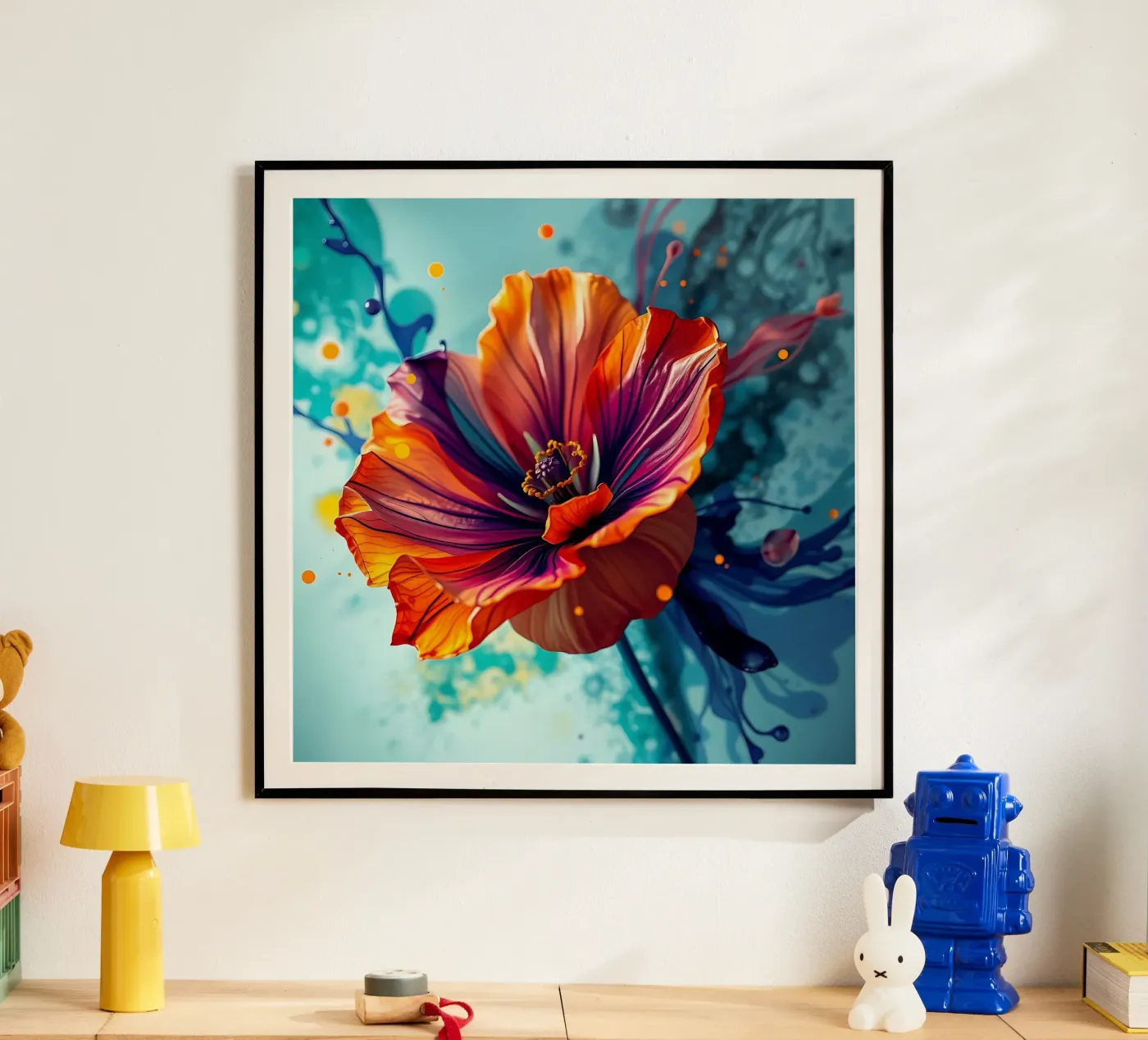 Blume_3 poster da Farb- und Blütenzauber by LK