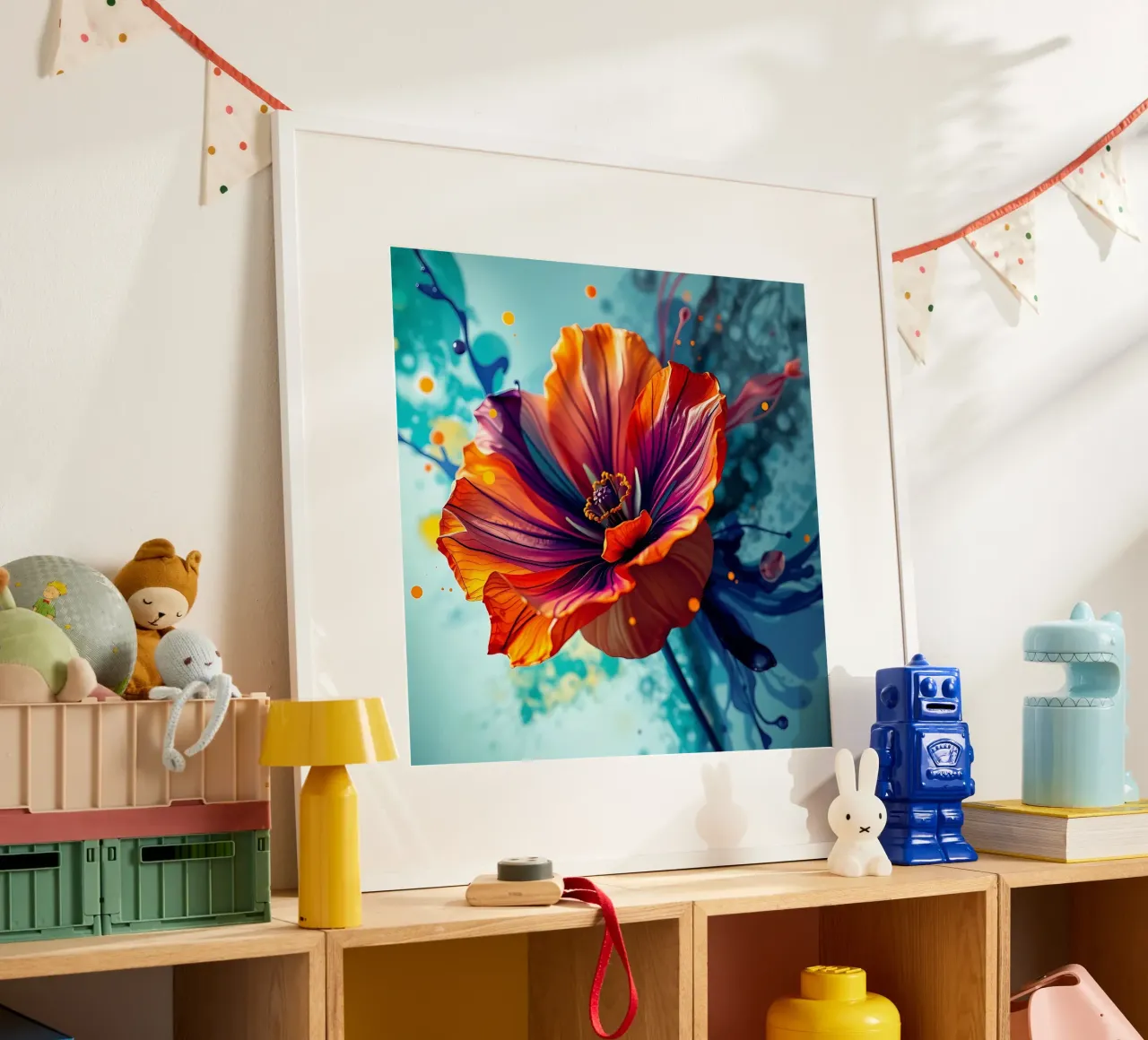 Blume_3 poster da Farb- und Blütenzauber by LK