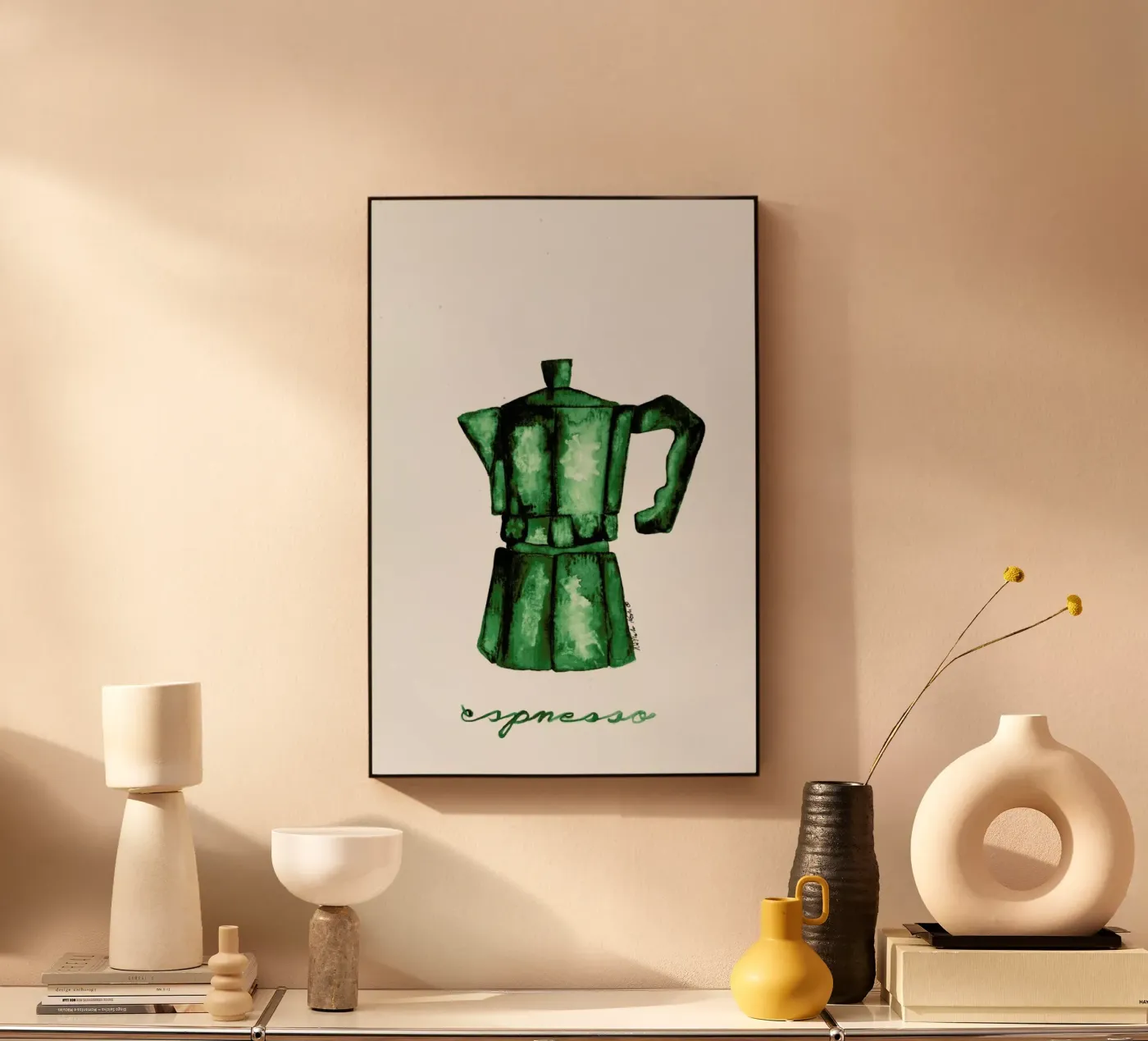 Espresso alluminio dibond da Nathys_illustration