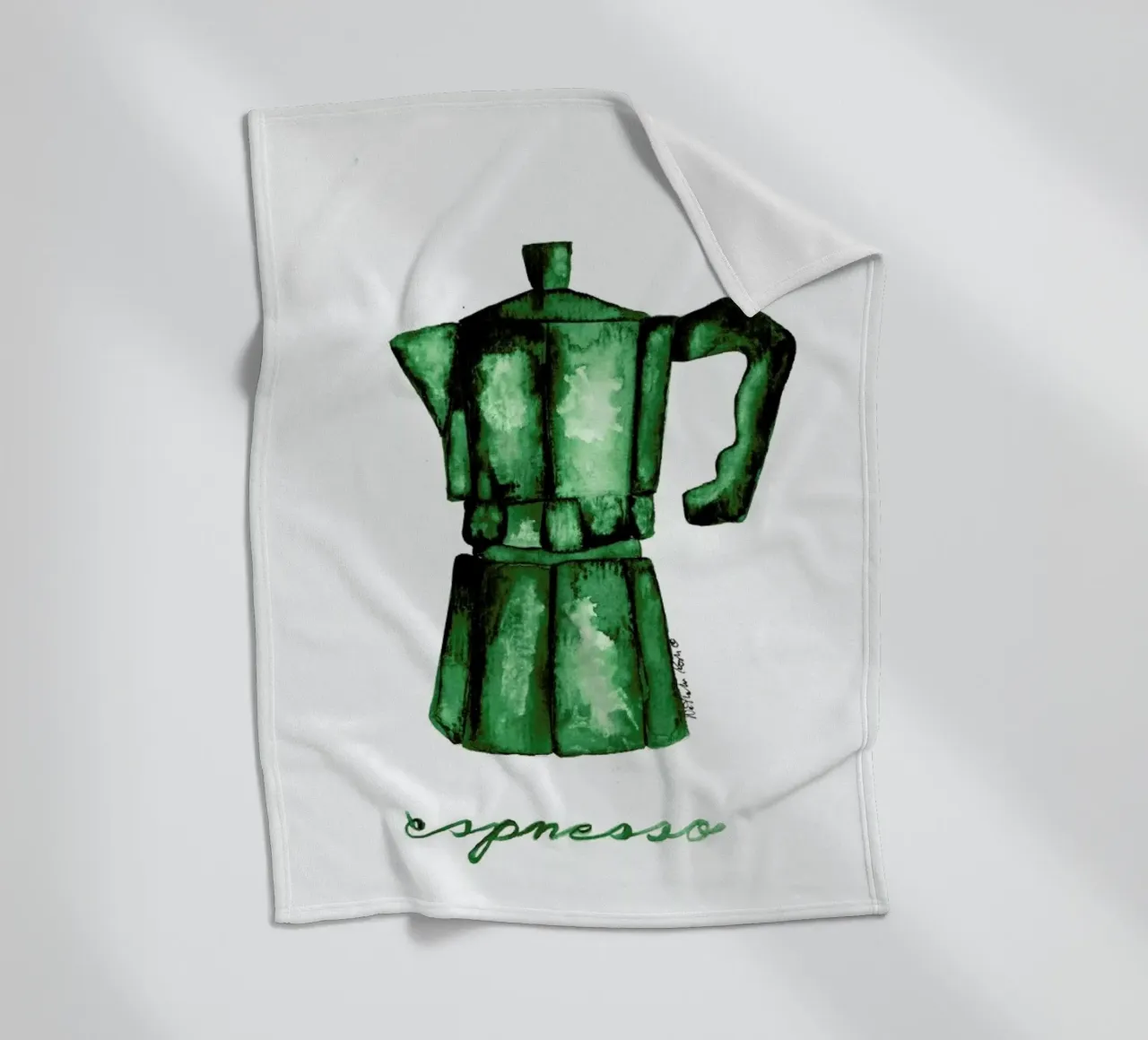 Espresso Fleecedecke von Nathys_illustration