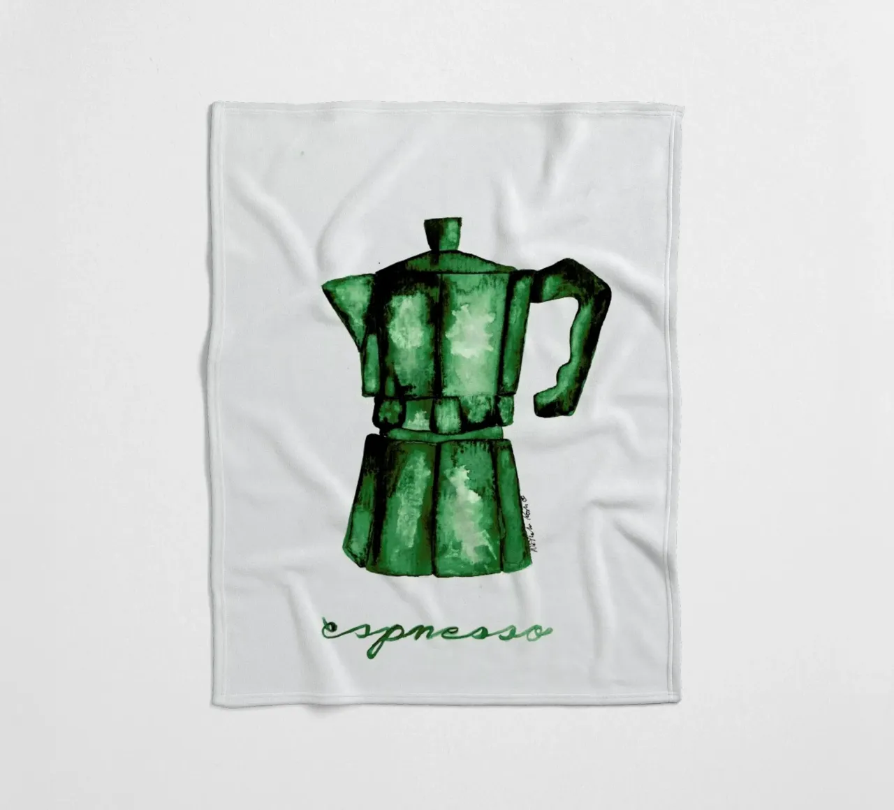 Espresso Fleecedecke von Nathys_illustration