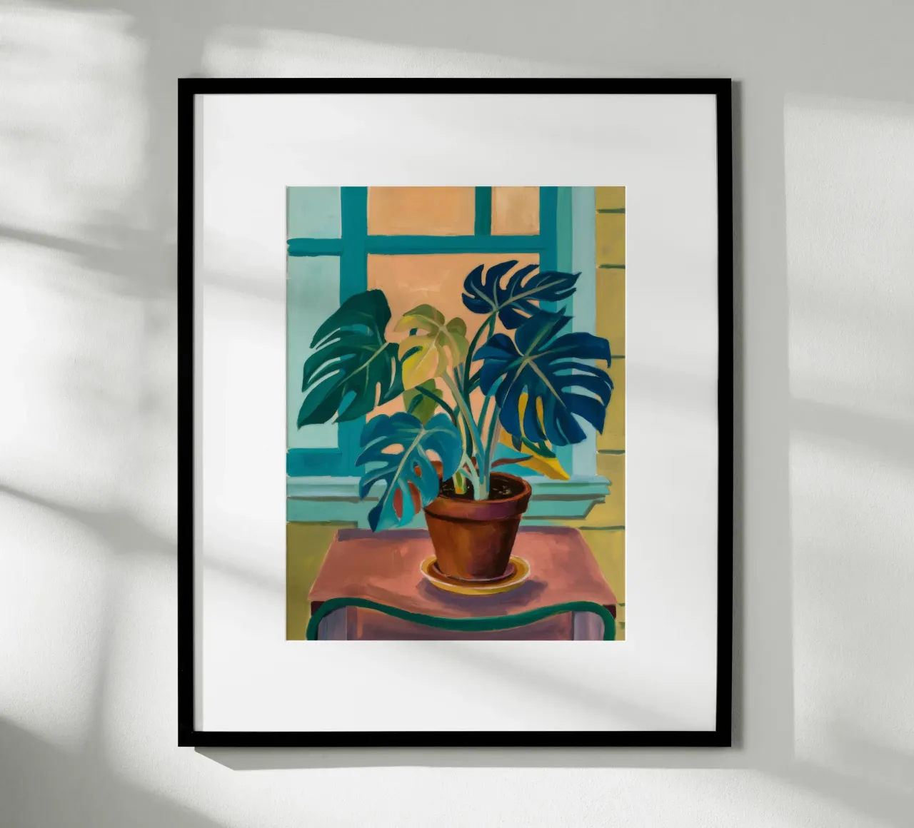 Monstera Finestra Calma poster da Tiga Bersama