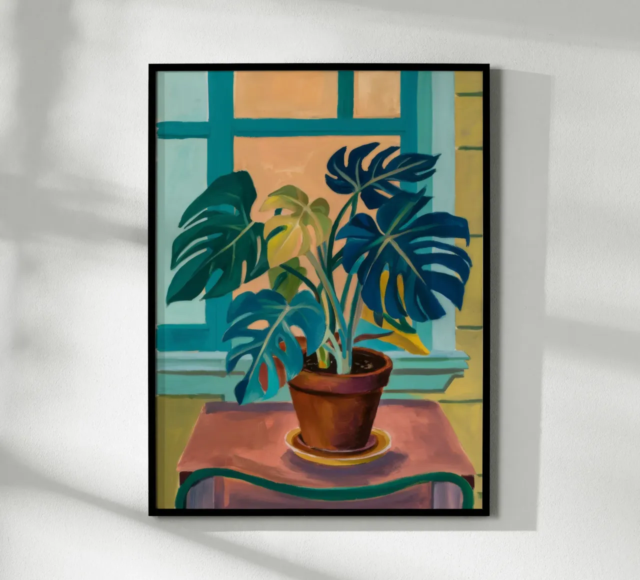 Monstera Finestra Calma poster da Tiga Bersama