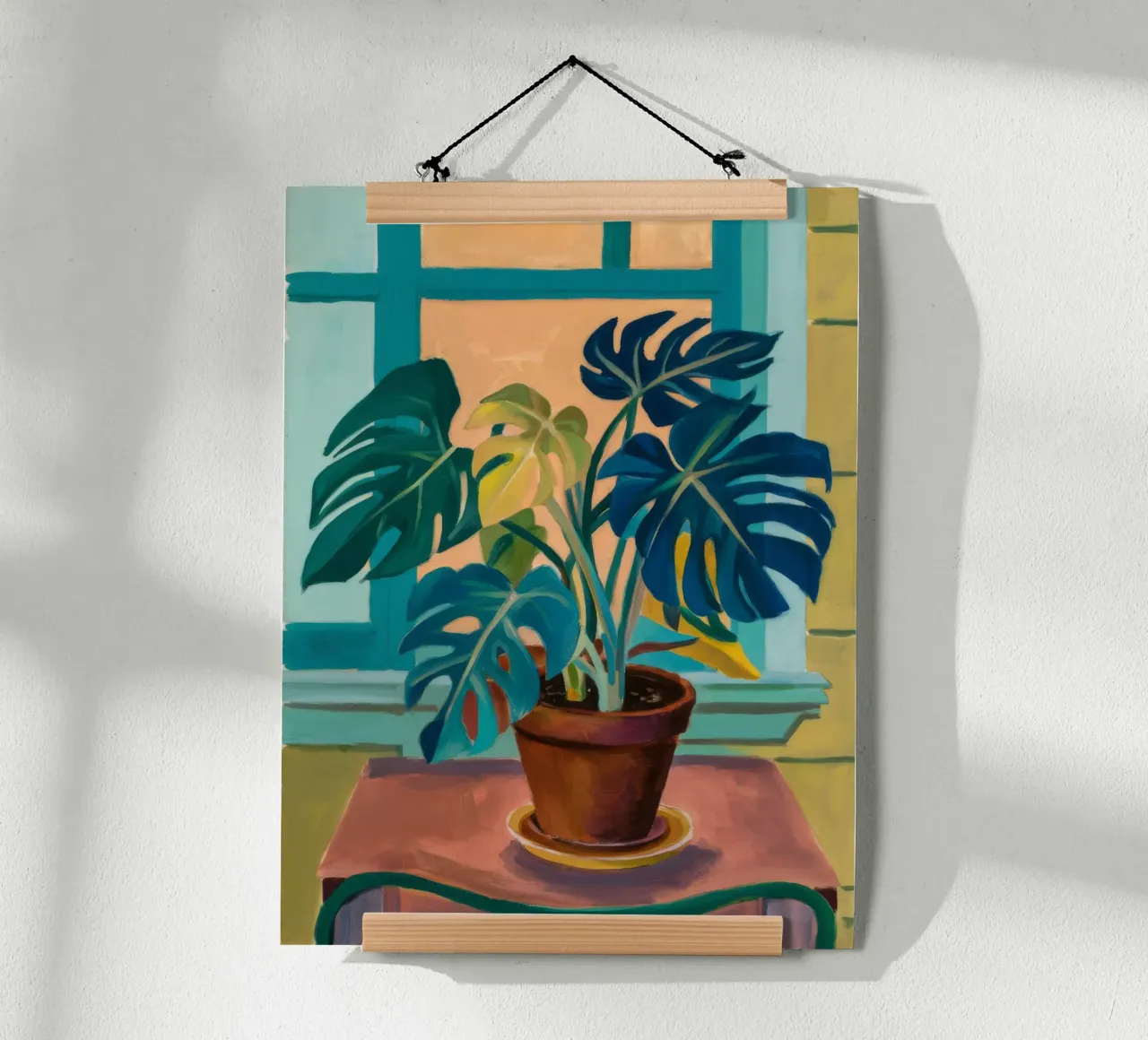 Monstera Finestra Calma poster da Tiga Bersama