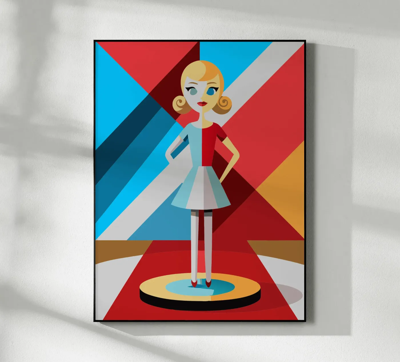 barbie doll vector plexiglass da zaidza