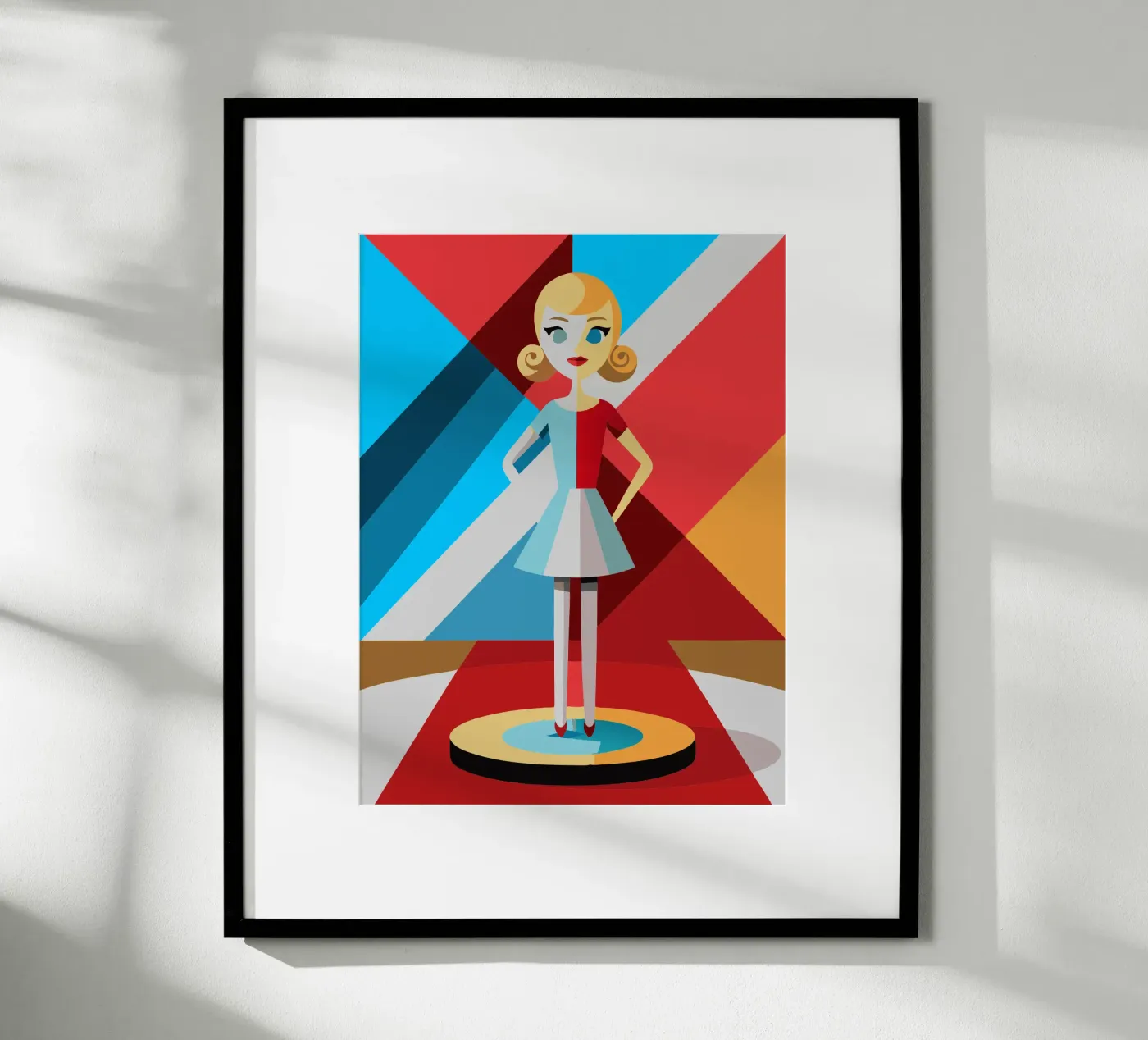 bambola barbie vettoriale poster da zaidza