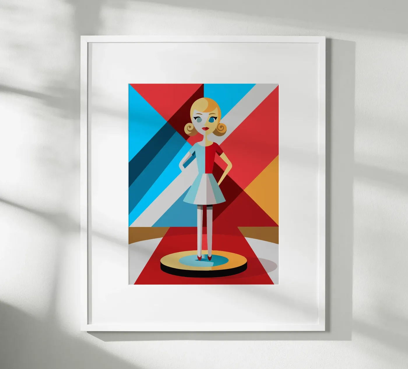 bambola barbie vettoriale poster da zaidza
