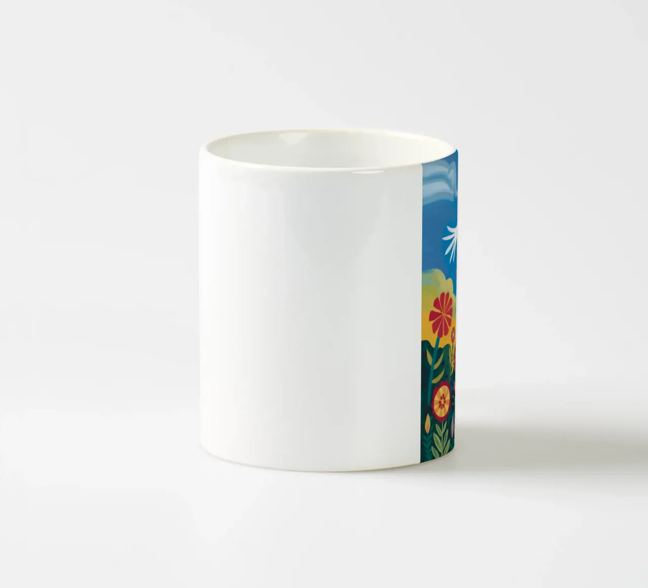 Colomba della Pace d'Oro tazza in ceramica da Fable Tempa