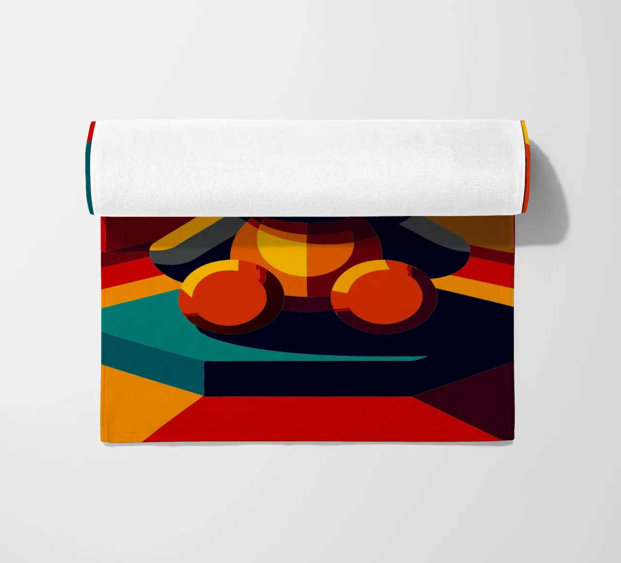 bear doll vectror beach towel by zaidza