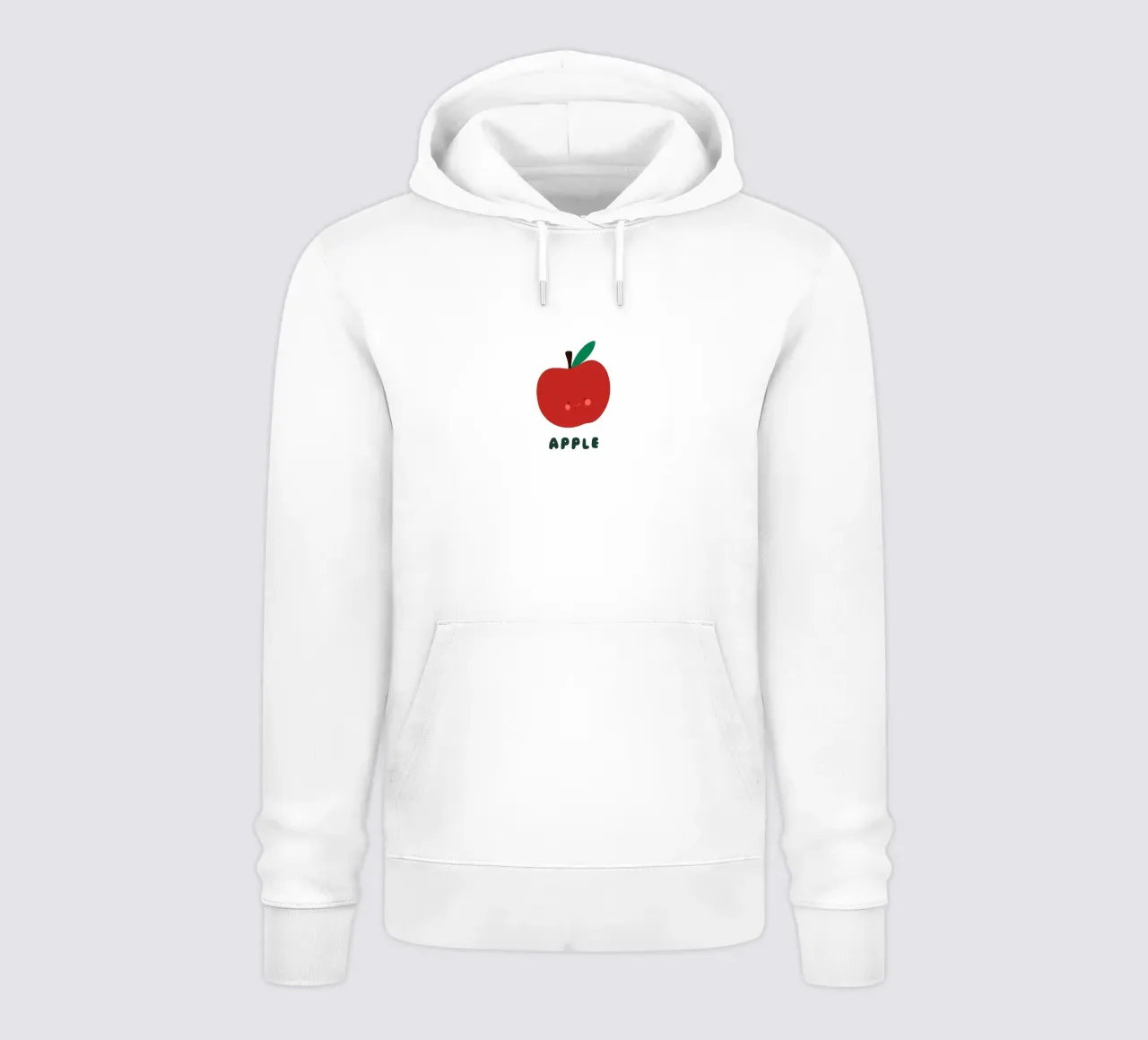 Apple felpa con cappuccio da Mottos by Sinan Saydik