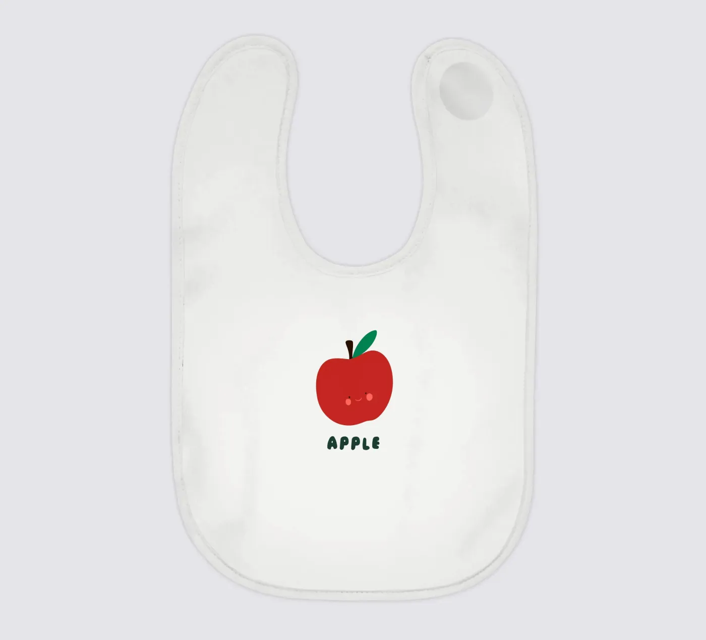 Apple baby slabbetje van Mottos by Sinan Saydik