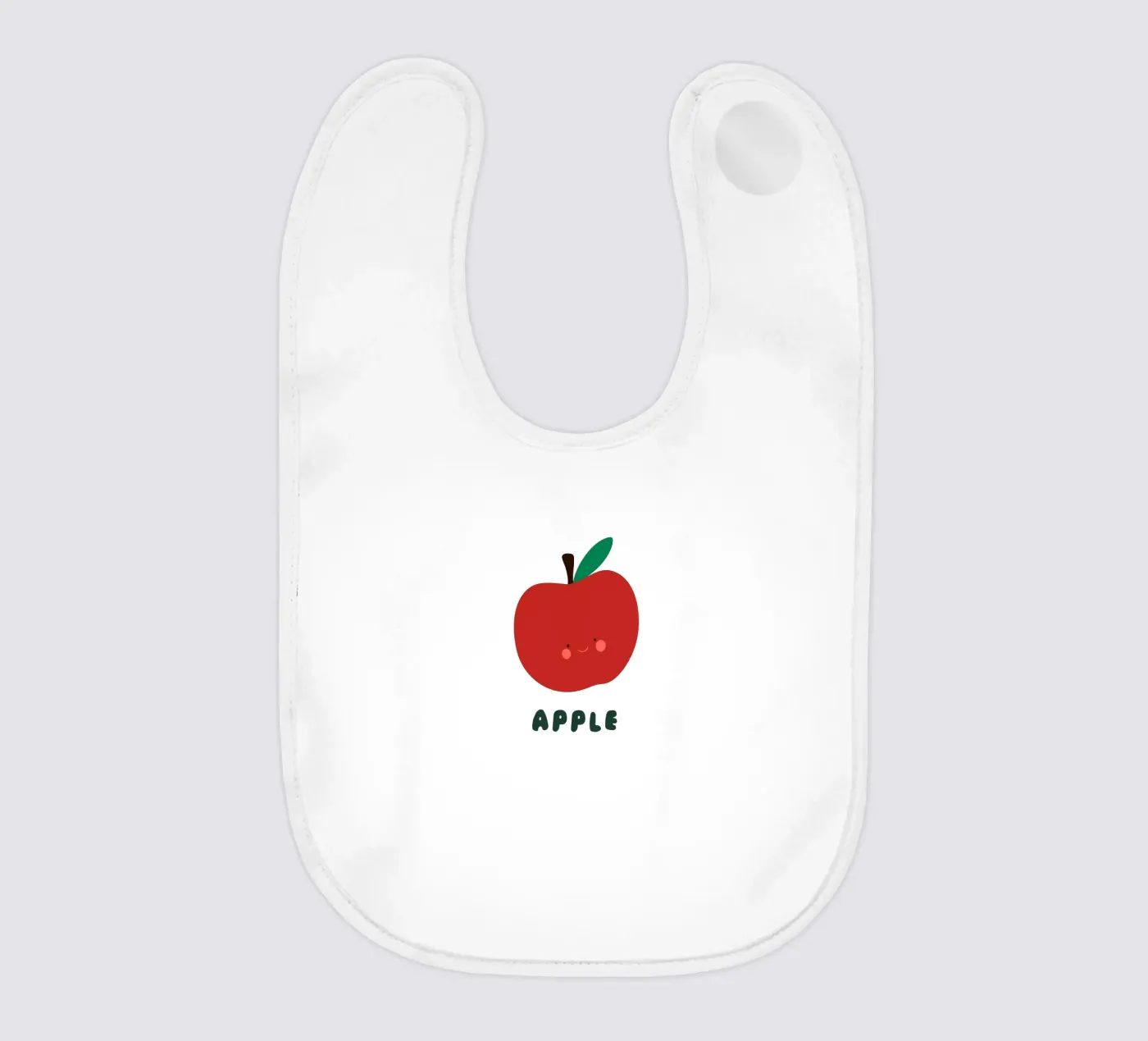 Apple baby slabbetje van Mottos by Sinan Saydik