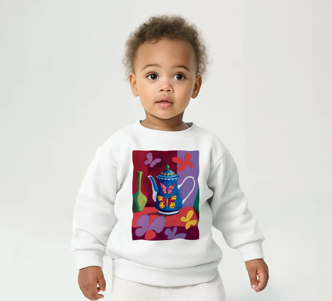Teiera Butterfly Whimsy felpa neonato da Tiga Bersama