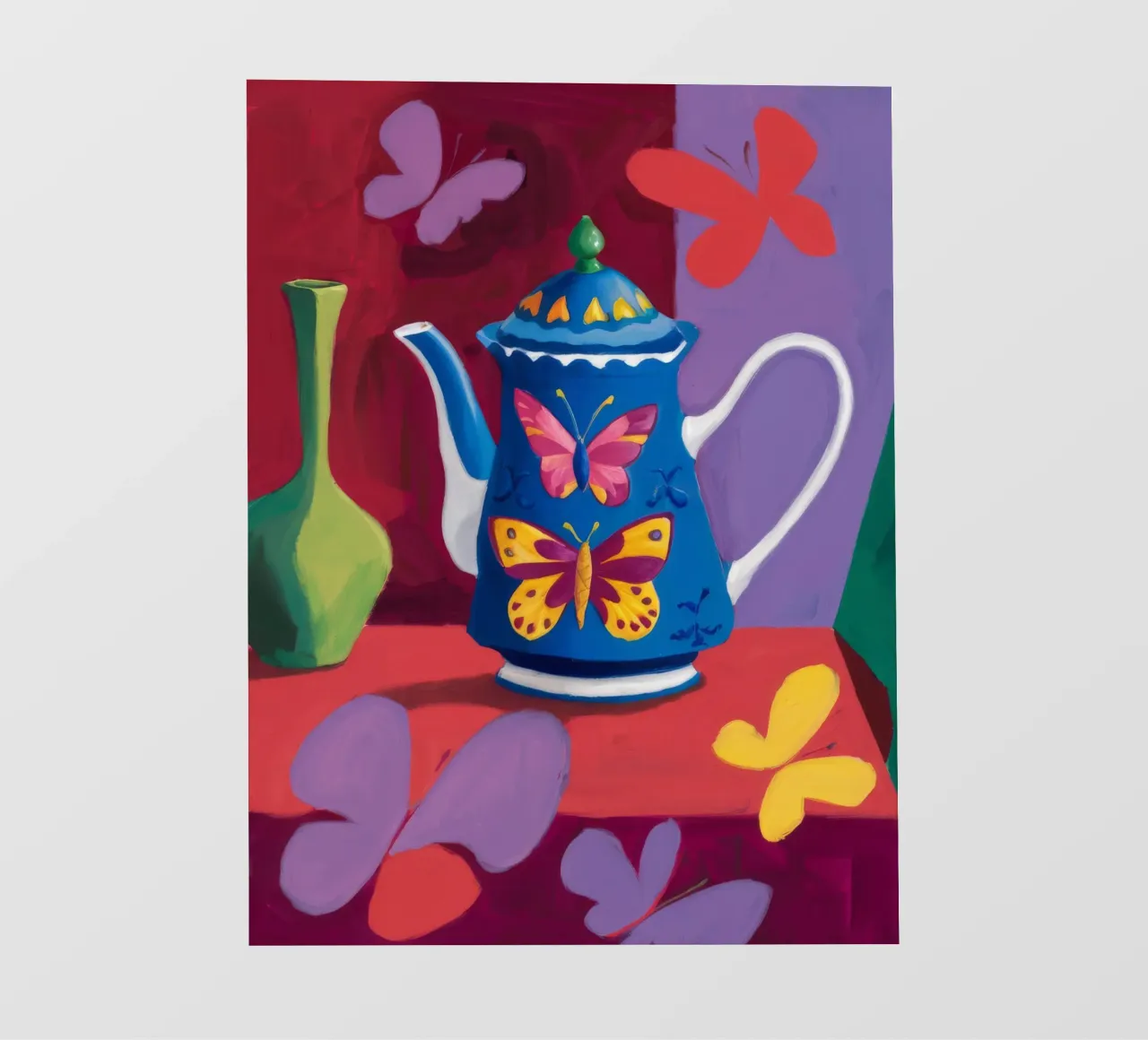 Teiera Butterfly Whimsy pellicola backlit da Tiga Bersama