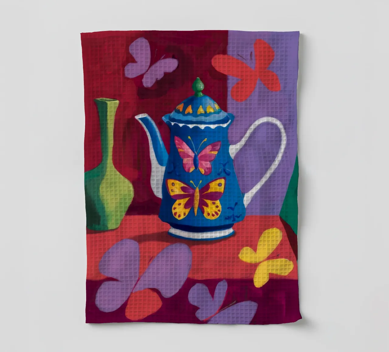 Teiera Butterfly Whimsy canovaccio da cucina da Tiga Bersama