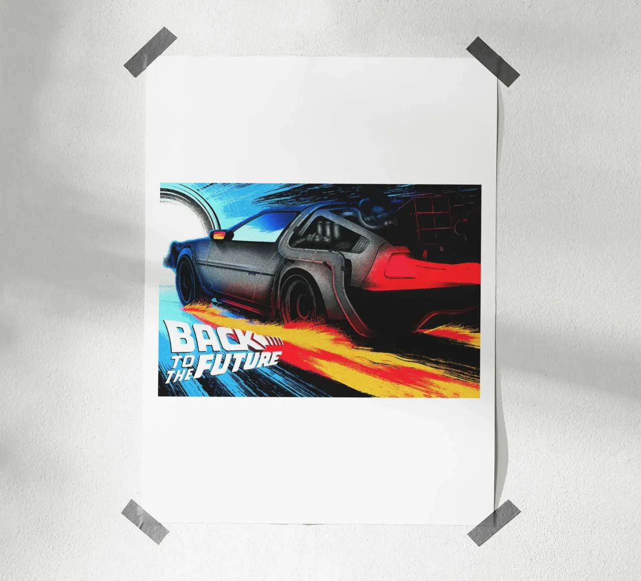 Drift zurück in die Zukunft Poster von yurdom