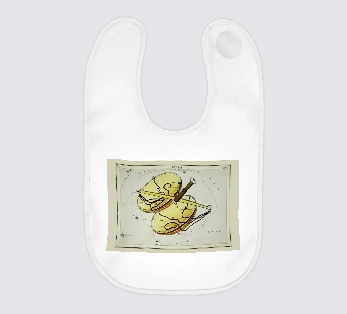 Libra baby slabbetje van Vintage by JUNIQE