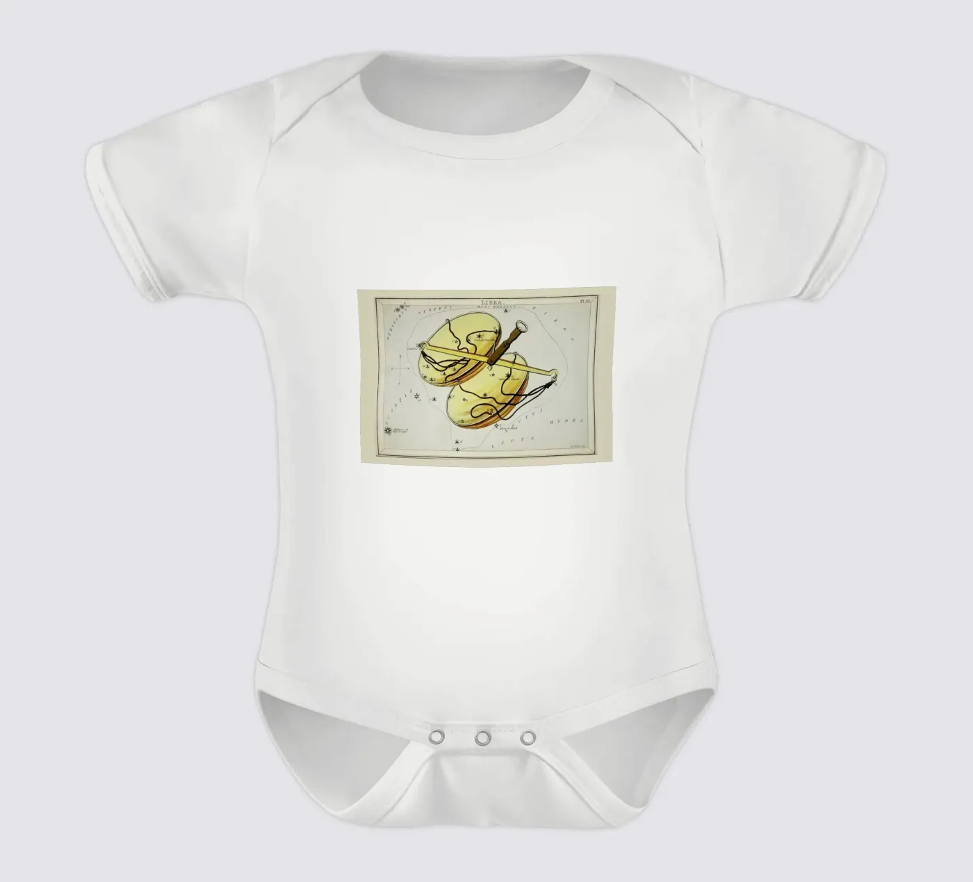 Libra babyrompertje korte mouwen van Vintage by JUNIQE