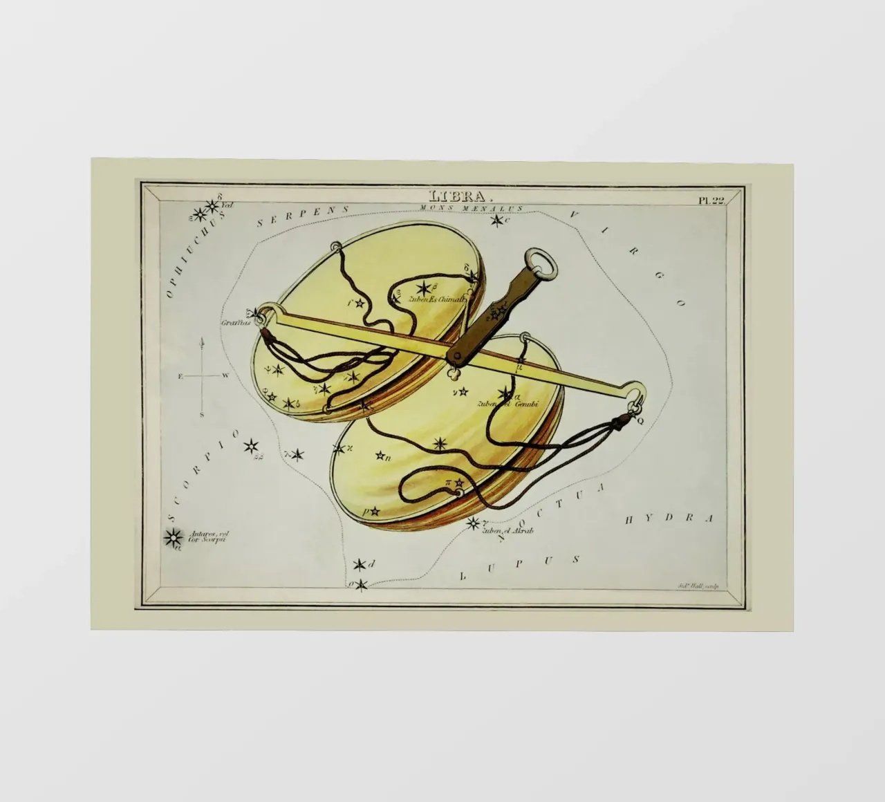 Libra pellicola backlit da Vintage by JUNIQE