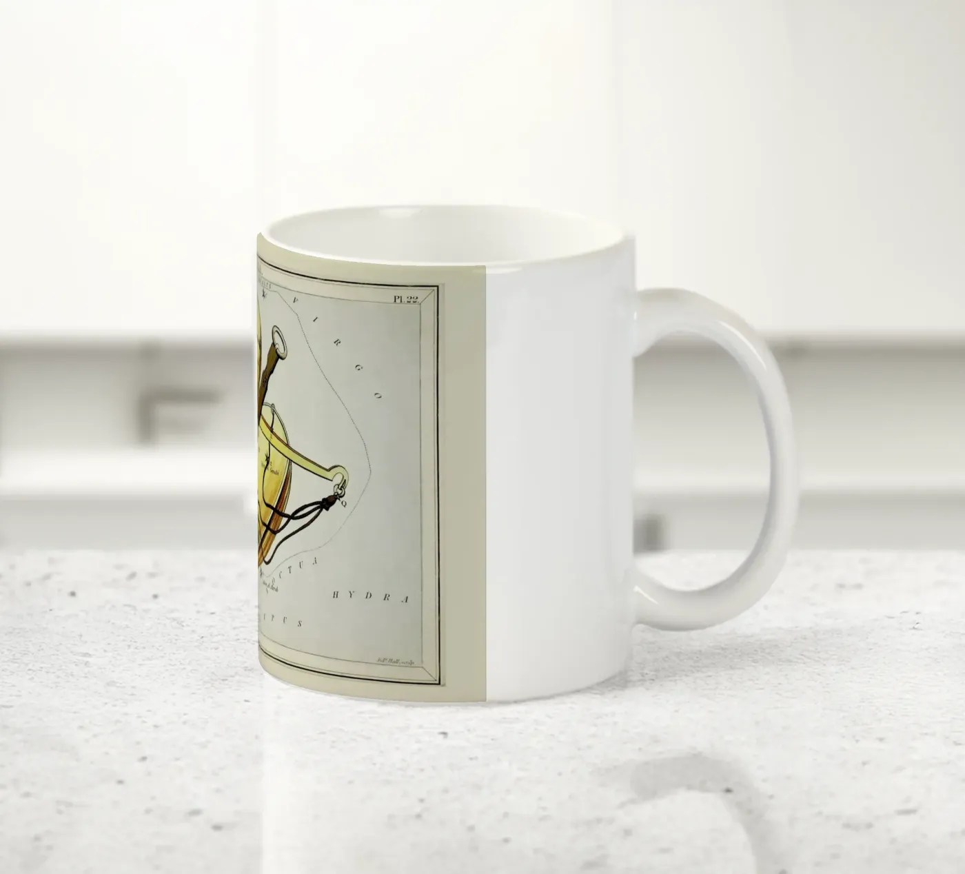 Libra ceramic mug by Vintage by JUNIQE
