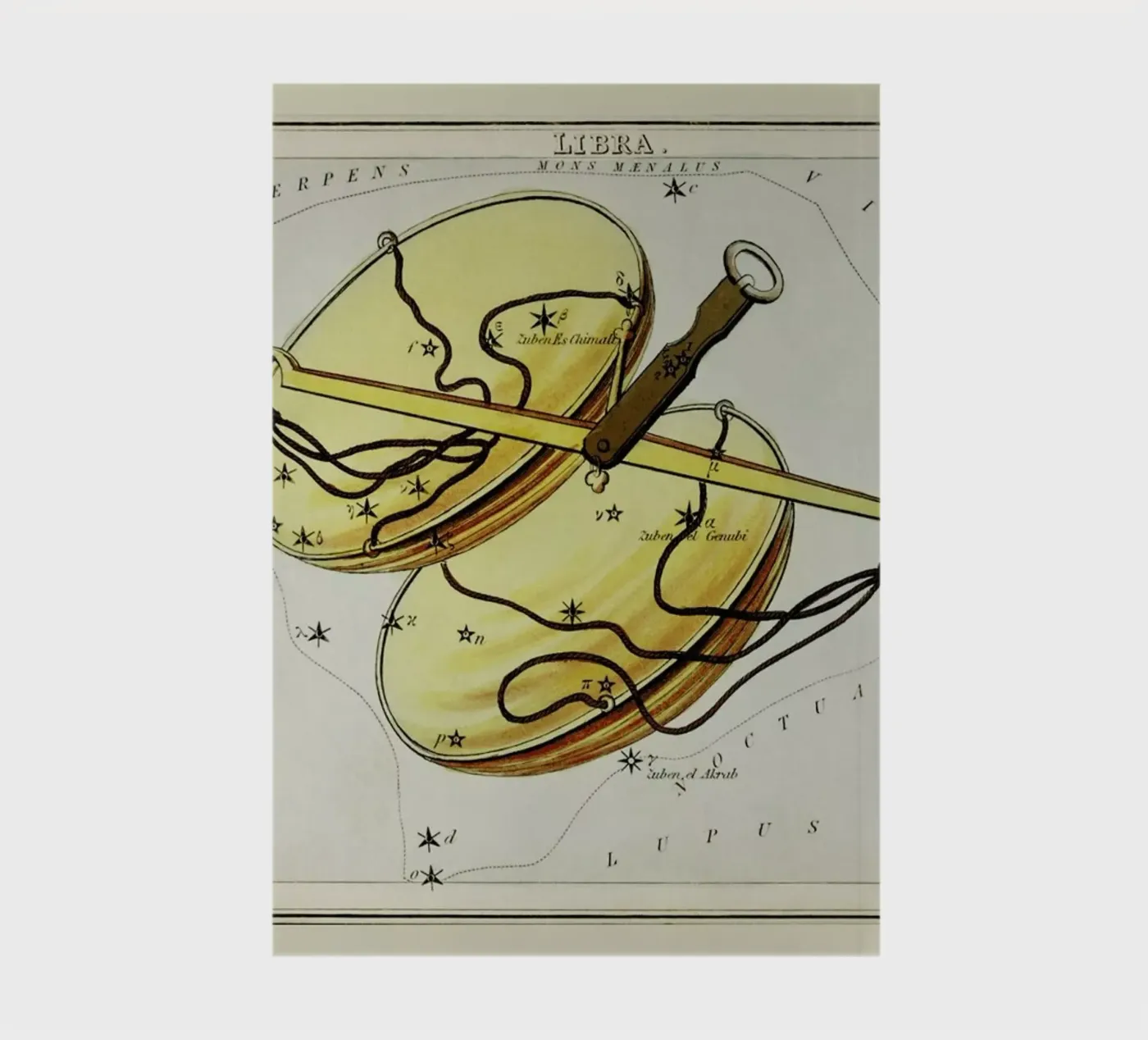 Libra notebook by Vintage by JUNIQE