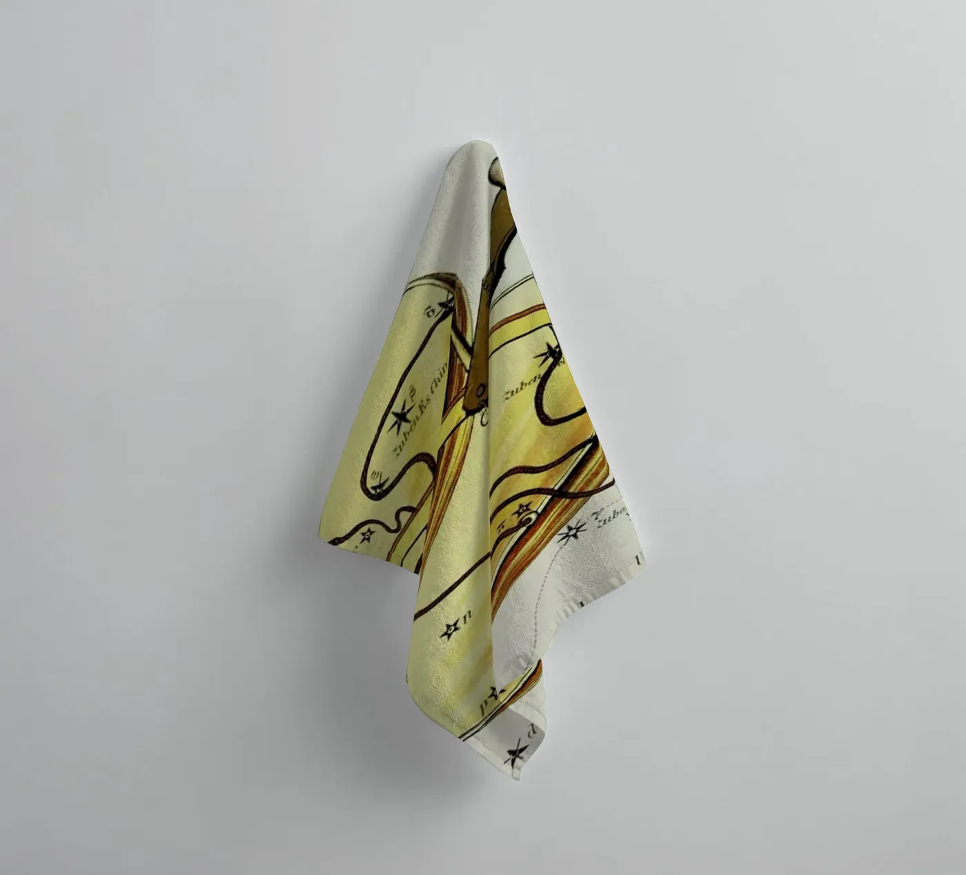 Libra badhanddoek van Vintage by JUNIQE