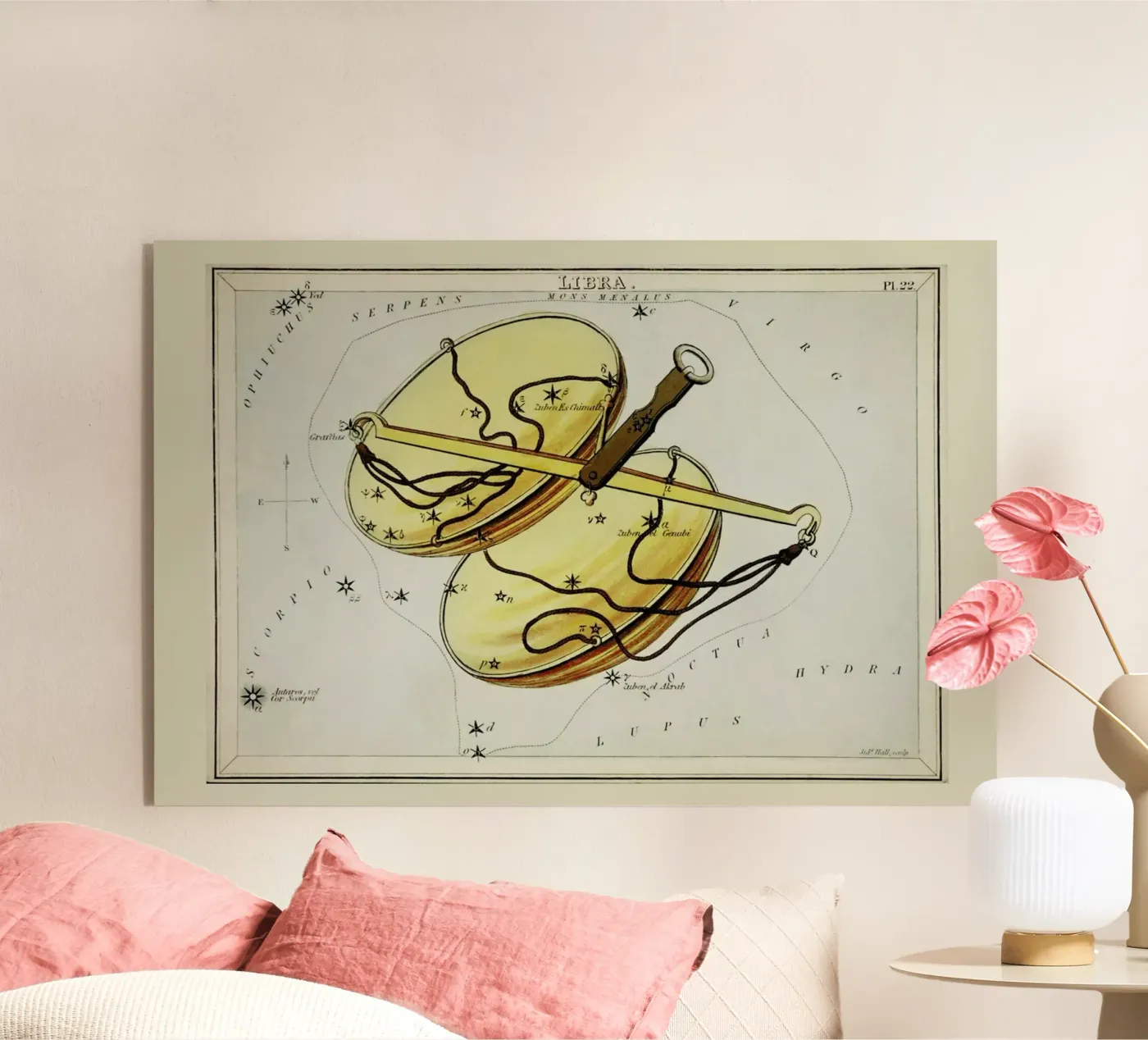 Libra Acryl-Glas von Vintage by JUNIQE