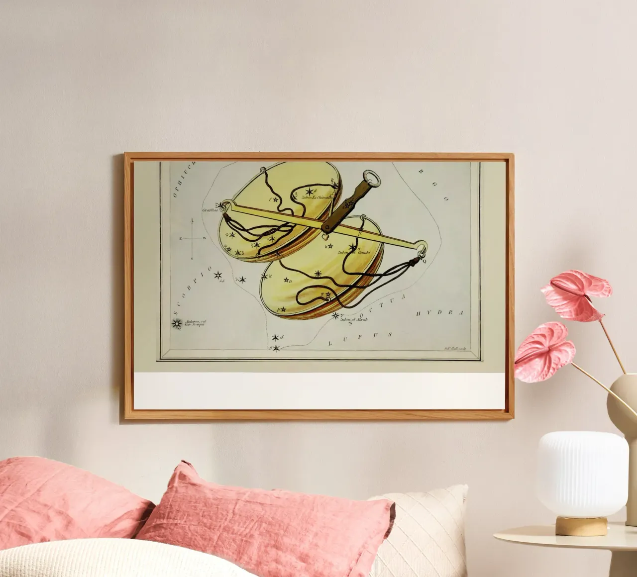 Libra forex-plaat van Vintage by JUNIQE