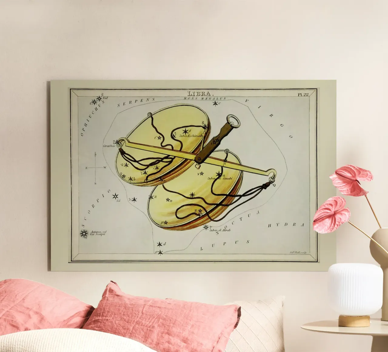 Libra alluminio dibond da Vintage by JUNIQE