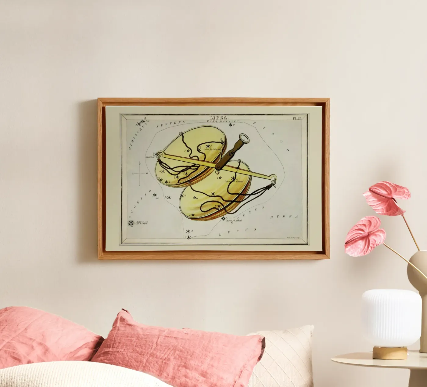 Libra canvas by Vintage by JUNIQE