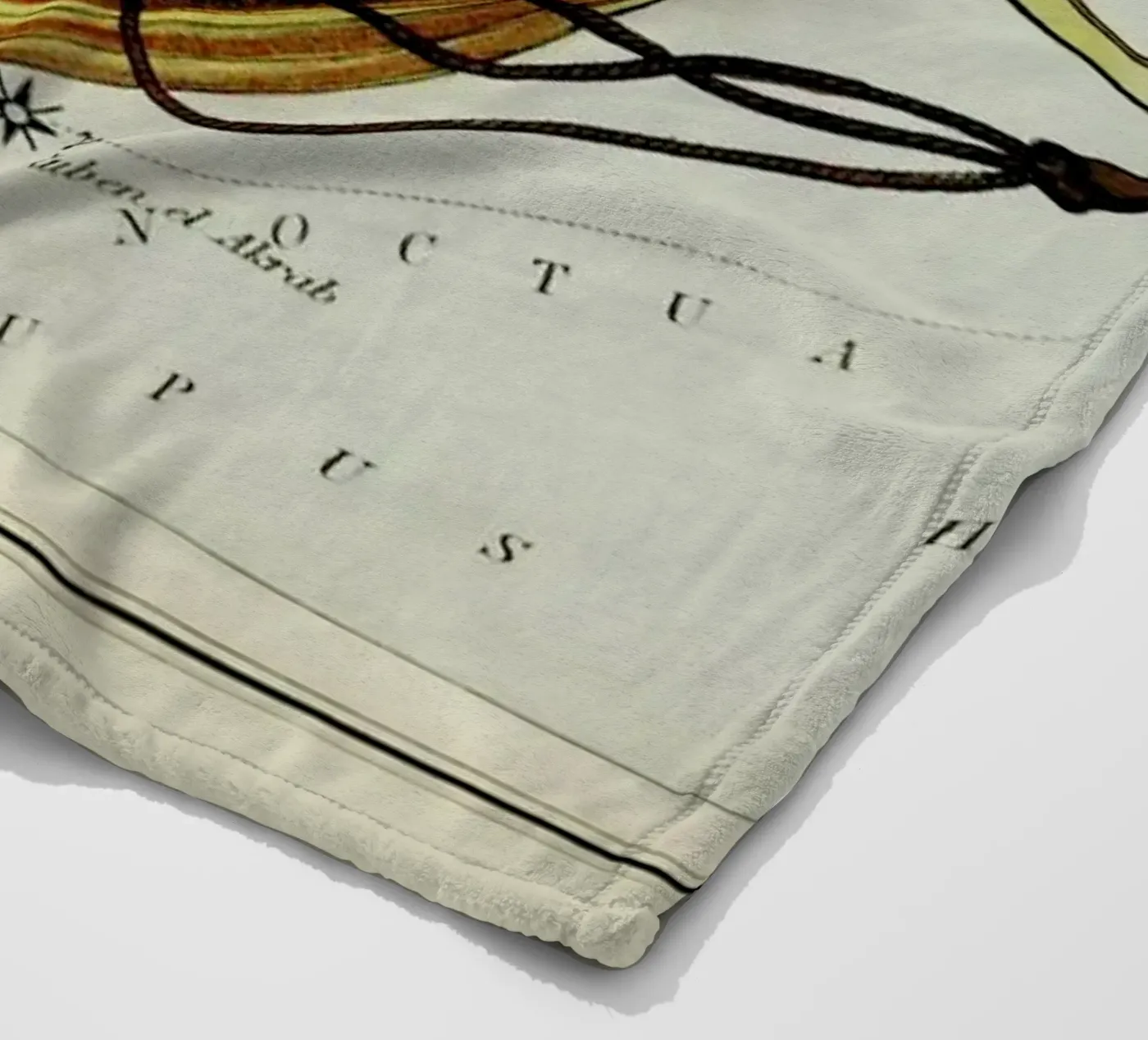 Libra fleece blanket by Vintage by JUNIQE