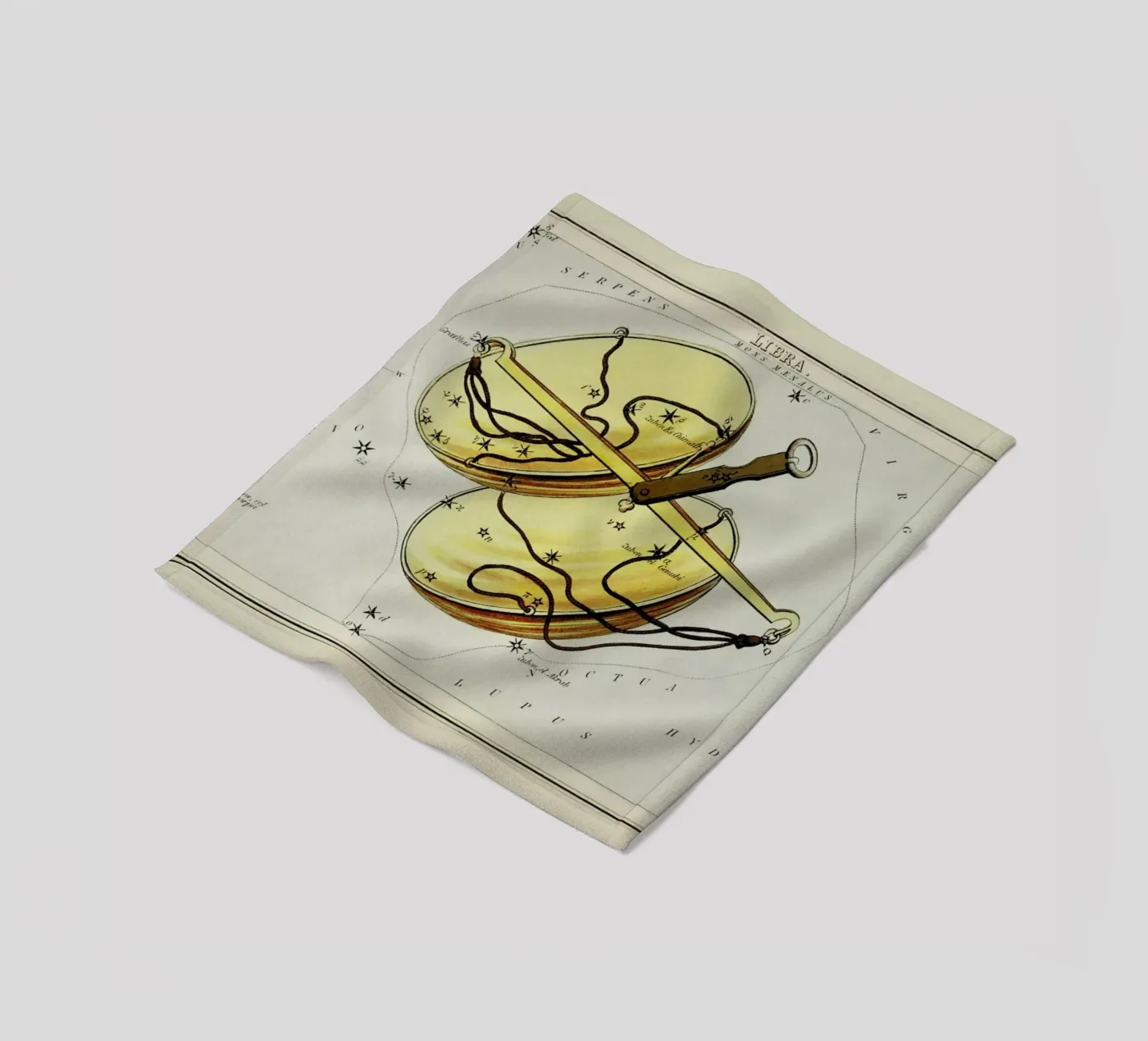 Libra plaid polaire de Vintage by JUNIQE