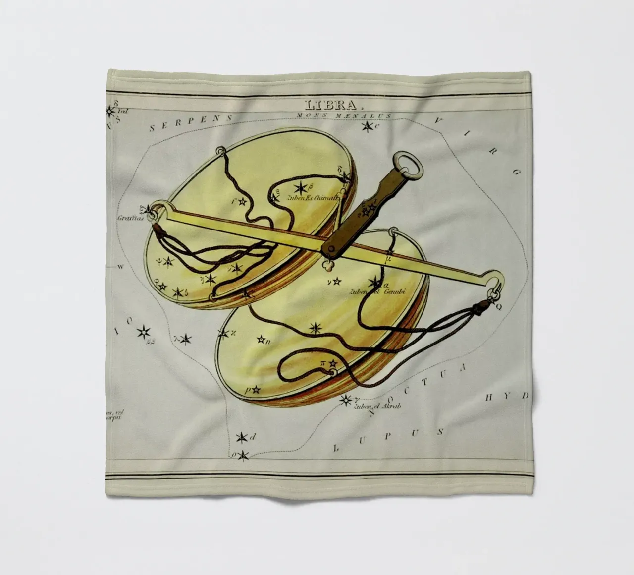 Libra Fleecedecke von Vintage by JUNIQE