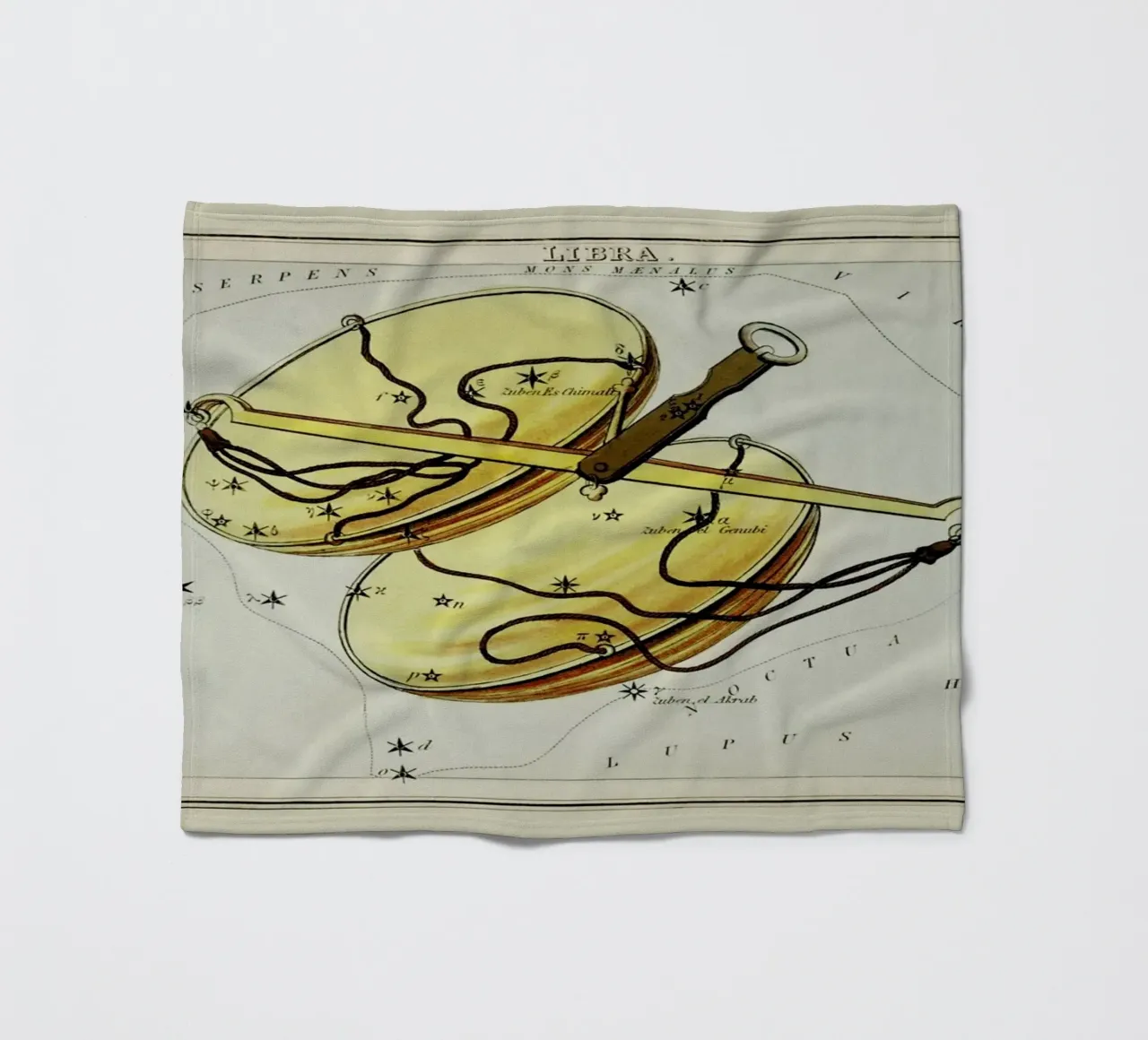 Libra Fleecedecke von Vintage by JUNIQE
