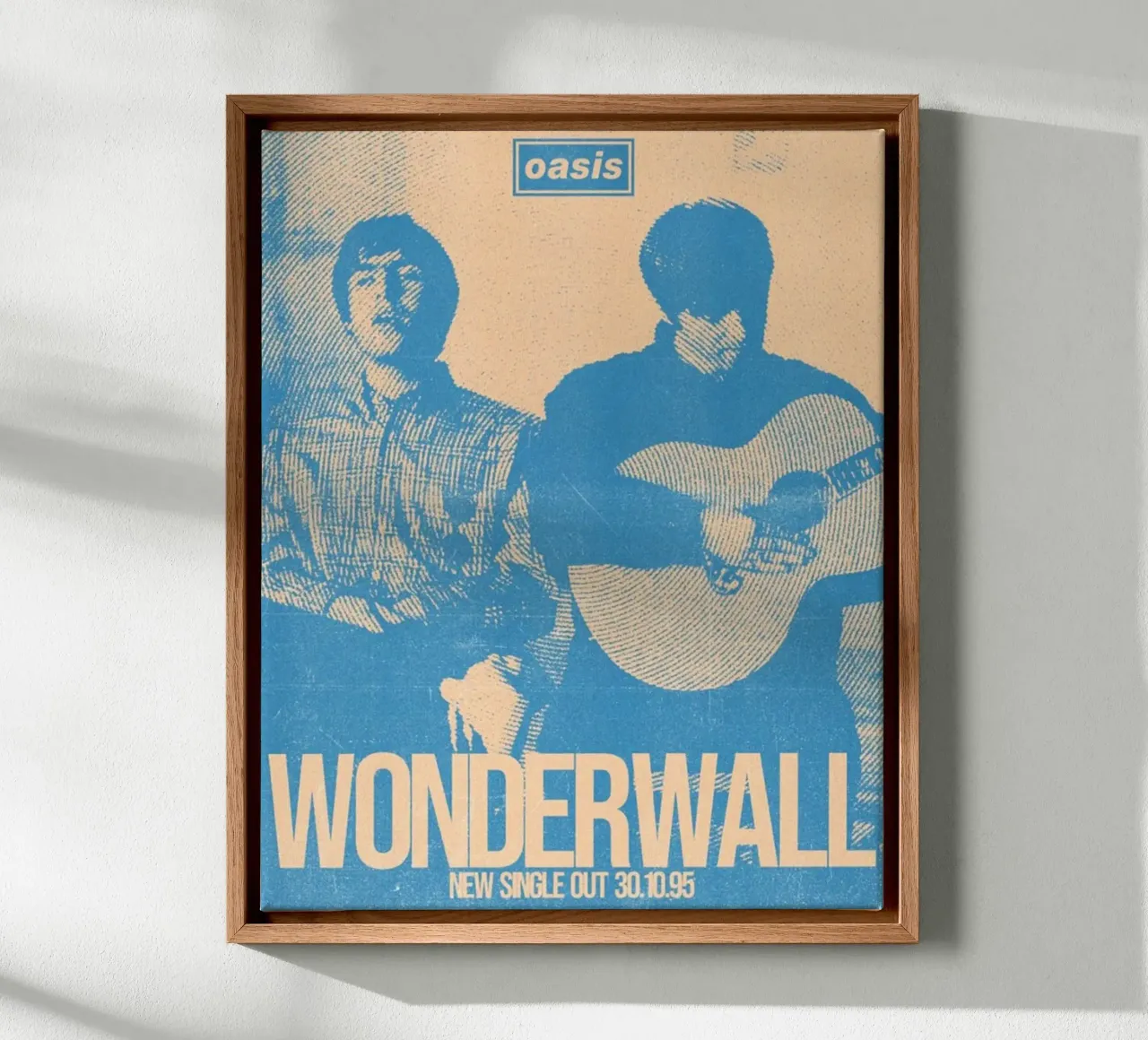Britpop Licht Concert Dromen canvas met Baklijst van volth