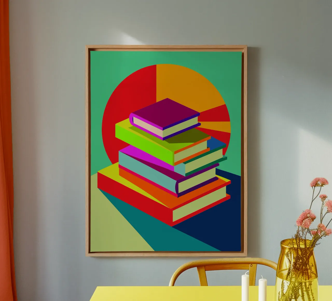 vector libros lienzo de zaidza