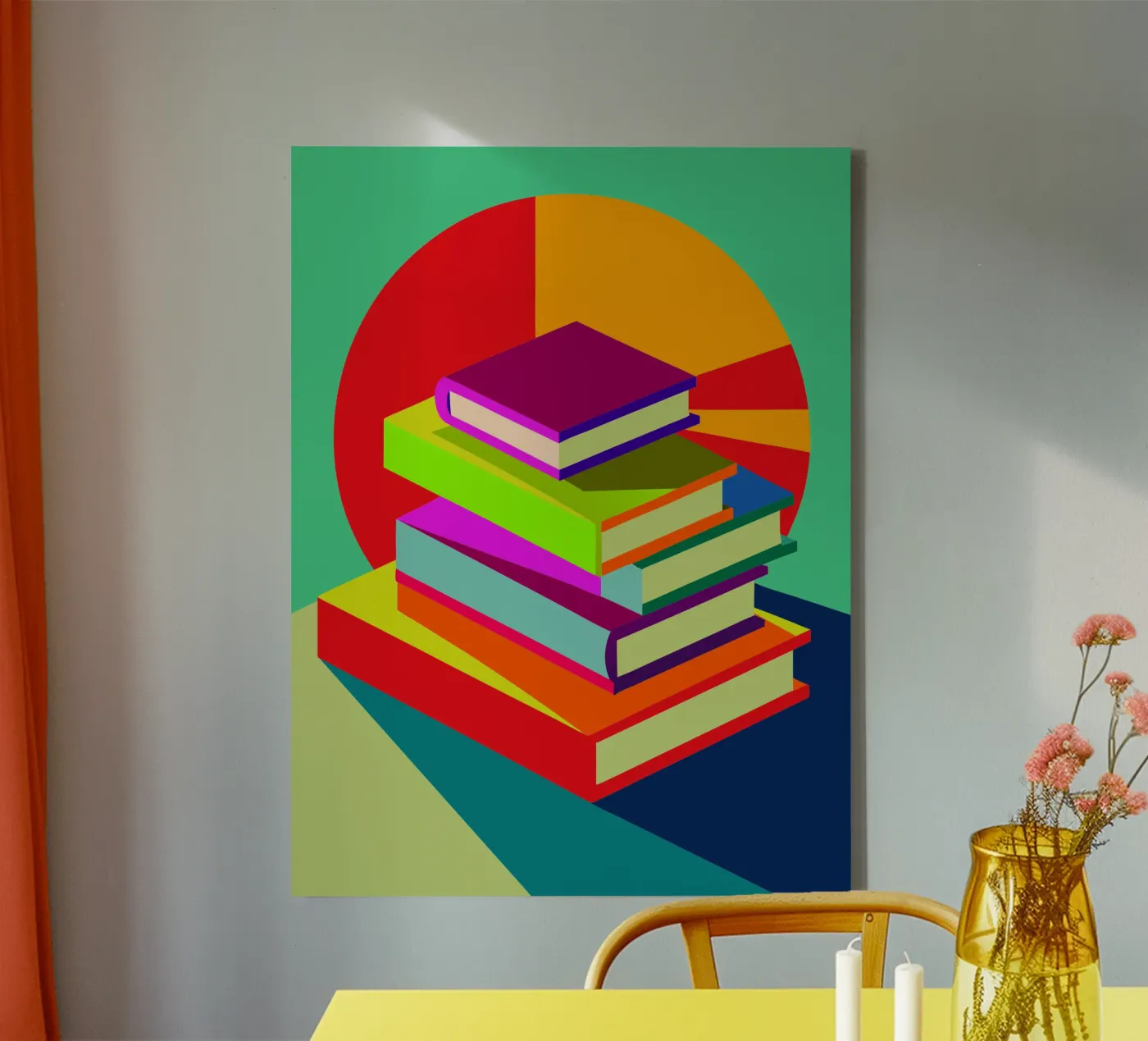 books vector canvas by zaidza