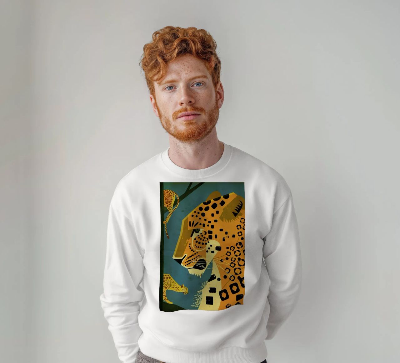 Leopard felpa da Dieter Braun
