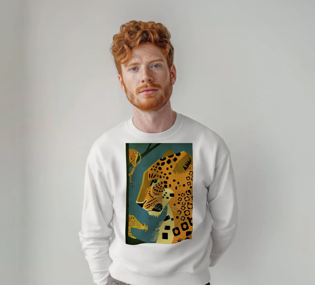Leopard felpa da Dieter Braun