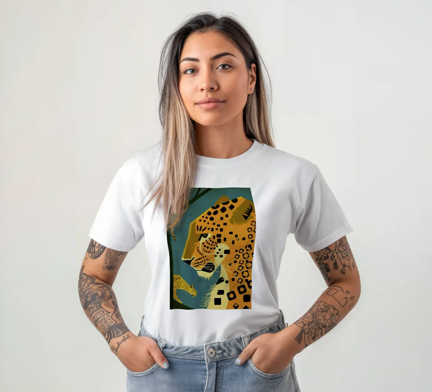 Leopard t-shirt da Dieter Braun