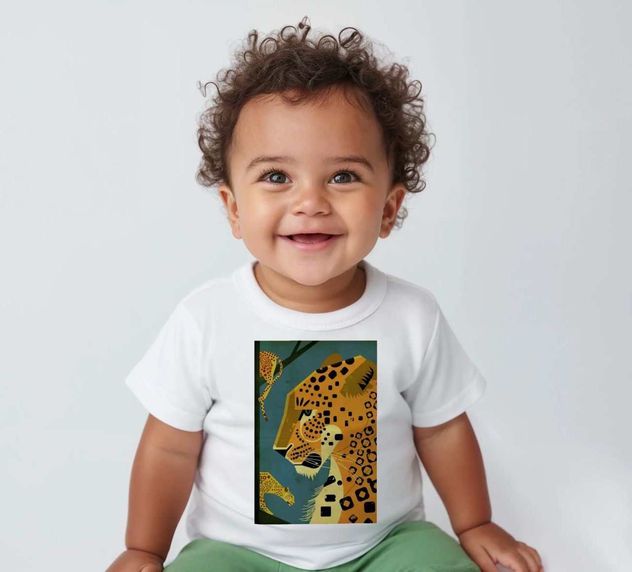 Leopard maglietta neonato da Dieter Braun