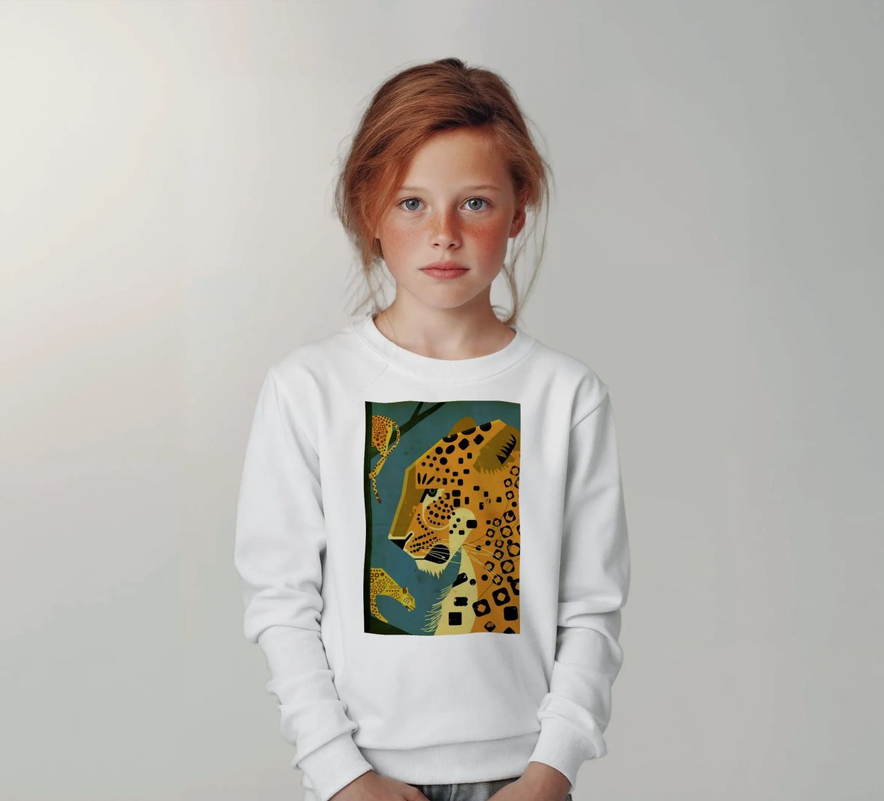 Leopard felpa bambino da Dieter Braun