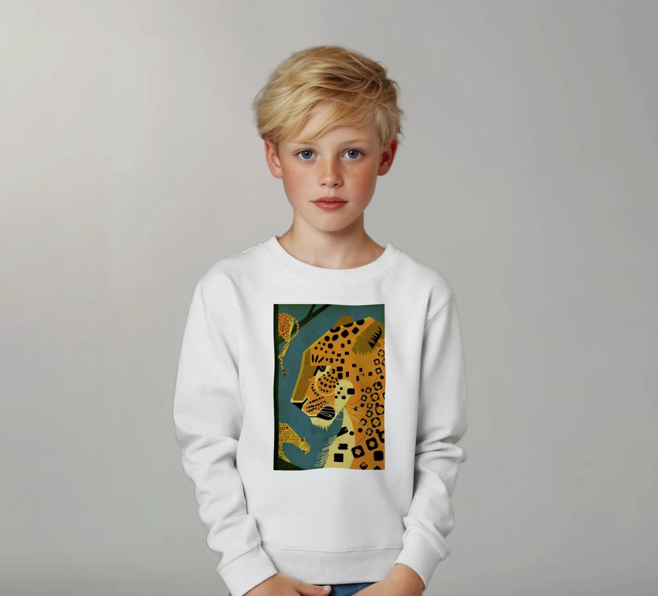 Leopard felpa bambino da Dieter Braun