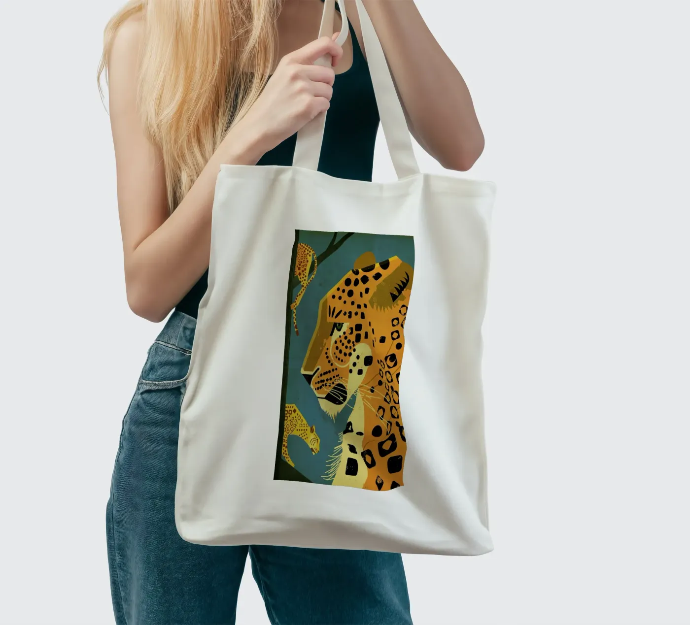 Leopard tote bag by Dieter Braun