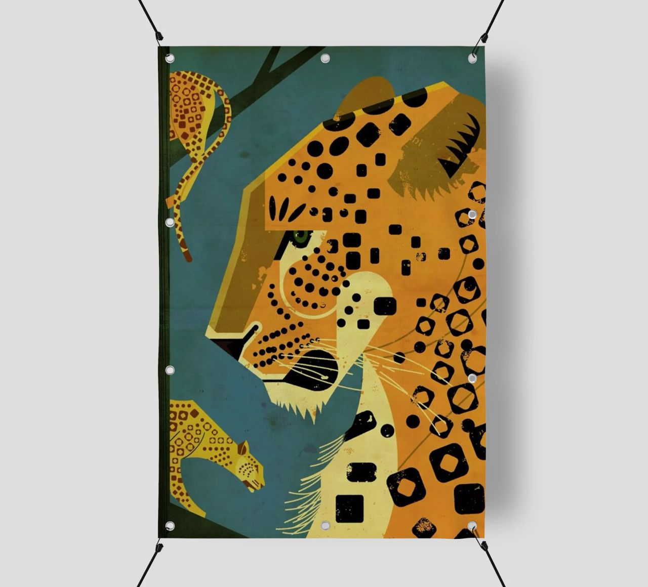 Leopard telo in pvc da Dieter Braun