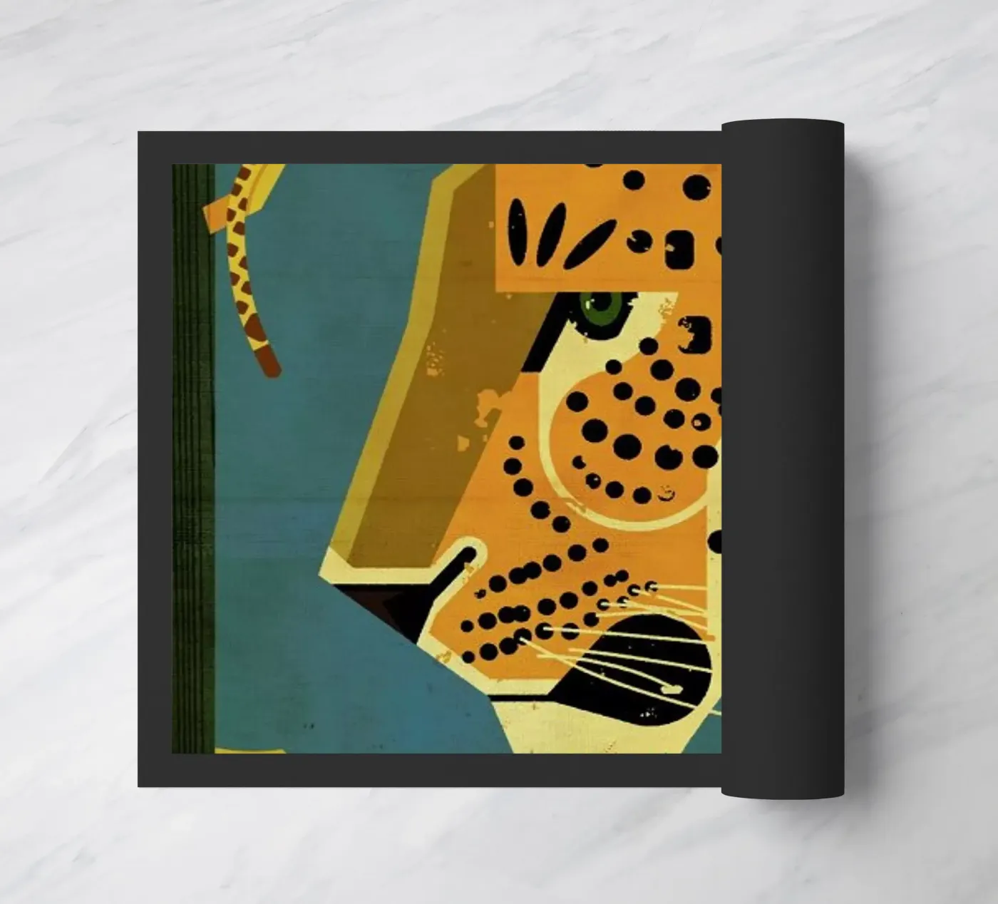 Leopard Fußmatte von Dieter Braun
